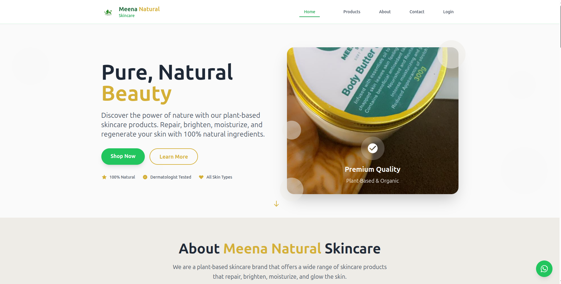 Meena Natural Skincare preview